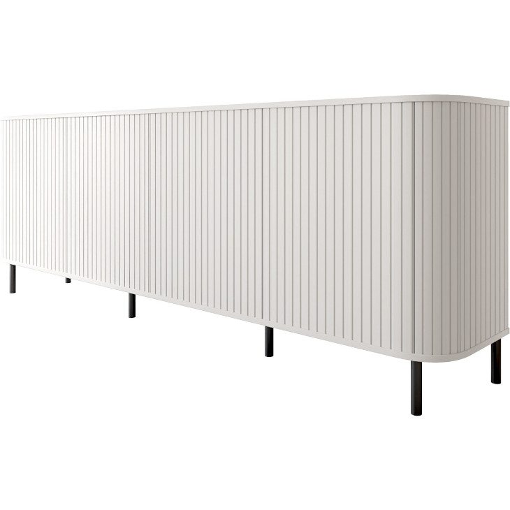 Скрин с 4 врати, Zylio, бял