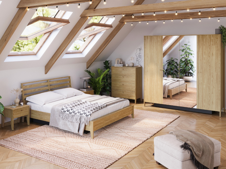 уютна спалня 1, дъбово покритие с масло