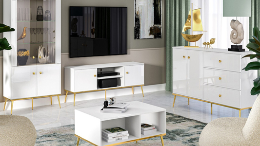 Златни акценти в интериора - как да подредим пространство в бляскав стил?